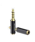 Адаптер Vention BFBB0 3.5mm male to 2.5mm female audio adapter, Silver