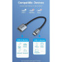 Адаптер Vention CCWHB USB-C - USB 2.0 Type-C OTG 0,15м, Silver