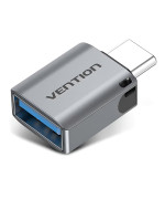 Переходник Vention USB-C Male to USB 3.0 Female OTG Adapter CDQH0, Grey