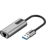 Адаптер Vention USB 3.0-A to Gigabit Ethernet RJ45 15см CEWHB, Gray