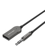 Адаптер Vention USB Car Bluetooth 5.0 Audio Reciver with cioled cable 1.5m NAGHG, Gray