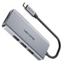 USB HUB Zeto WK WP-U136 7in1 Type-C, Grey