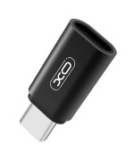 Переходник OTG XO NB131 Micro-USB - Type-C, Black