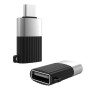 Переходник OTG XO NB149F  USB - Type-C 2.4A, Black