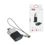 Перехідник OTG XO NB149G MicroUSB - USB 2.0A, Black