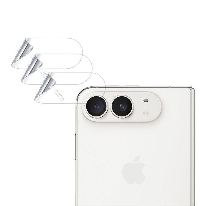 Гідрогелева плівка Hydrogel Film для iPhone 18 Duo на камеру 3 шт, Transparent