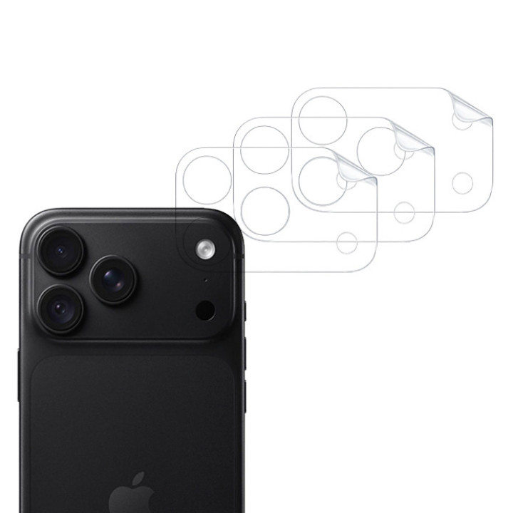 Гідрогелева плівка Hydrogel Film для iPhone 18 Pro Max на камеру 3 шт, Transparent