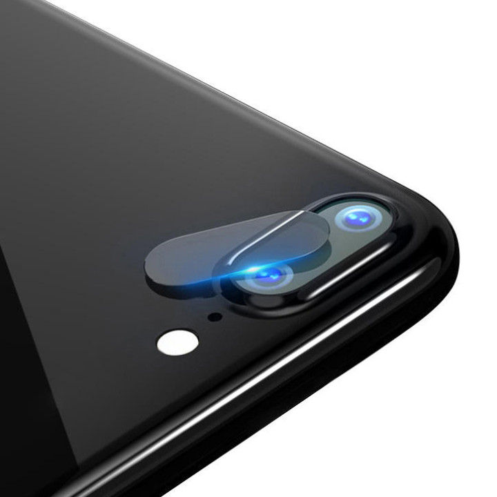 Противоударная гидрогелевая пленка Hydrogel Film для Apple iPhone 8 plus на камеру 3 шт, Transparent