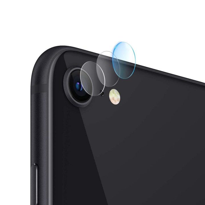 Противоударная гидрогелевая пленка Hydrogel Film для Apple iPhone SE 2020 на камеру 3 шт, Transparent