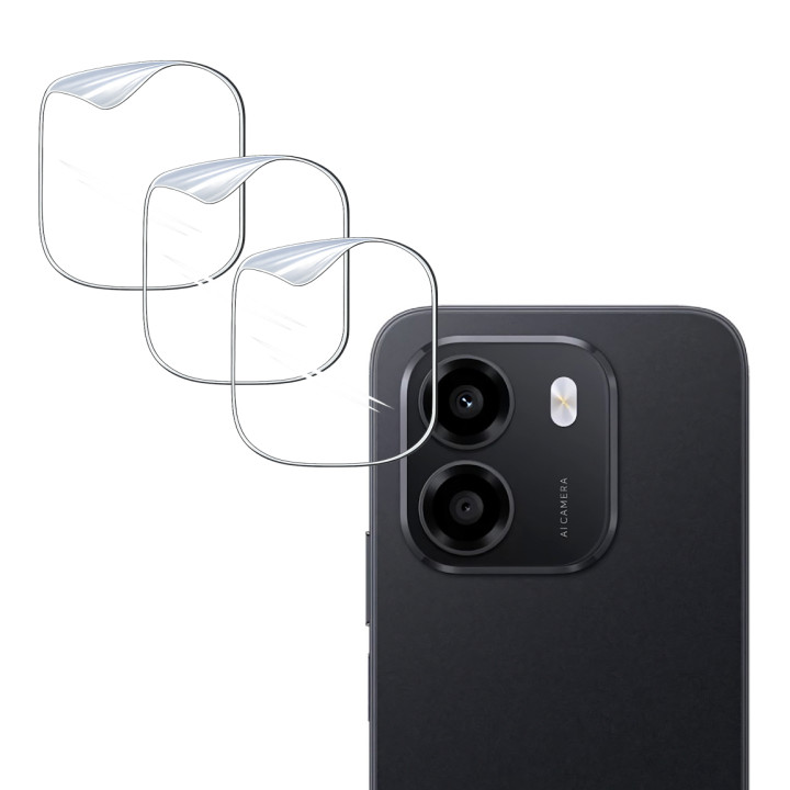 Гідрогелева плівка Hydrogel Film для Honor X6e на камеру 3 шт, Transparent