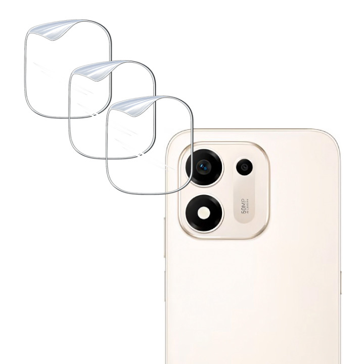 Гідрогелева плівка Hydrogel Film для Honor X7e+ на камеру 3 шт, Transparent