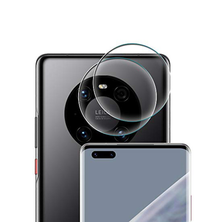 Протиударна гідрогелева плівка Hydrogel Film для Huawei Mate 40 Pro на камеру 3шт, Transparent