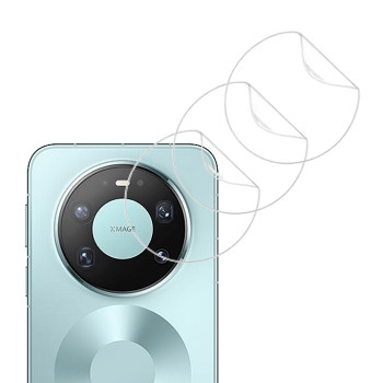 Гидрогелевая пленка Hydrogel Film для Huawei Mate 80 Pro Max на камеру 4 шт, Transparent