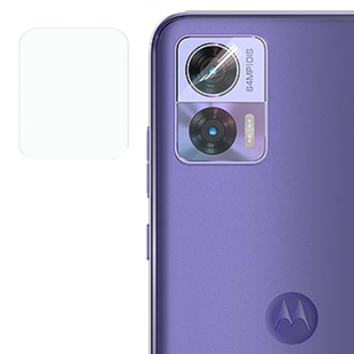 Противоударная гидрогелевая пленка Hydrogel Film для Motorola Edge 30 Neo на камеру 3 шт, Transparent