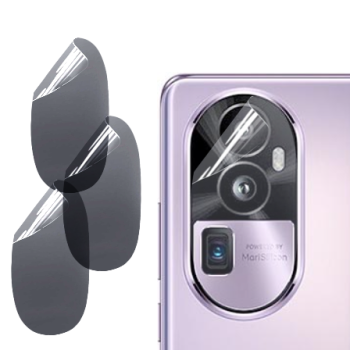 Протиударна гідрогелева плівка Hydrogel Film для Oppo Reno10 Pro+ на камеру 3шт, Transparent