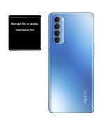 Противоударная гидрогелевая пленка Hydrogel Film на заднюю камеру для Oppo  Reno4 Pro (3 шт.) Transparent