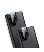 Противоударная гидрогелевая пленка Hydrogel Film для Samsung Galaxy S20 plus на камеру 3 шт, Transparent