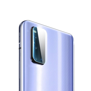 Противоударная гидрогелевая пленка Hydrogel Film для vivo iQOO Z1x на камеру 3 шт, Transparent