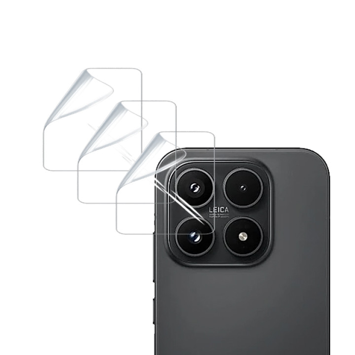 Гидрогелевая пленка Hydrogel Film для Xiaomi 17 5G на камеру 6 шт, Transparent