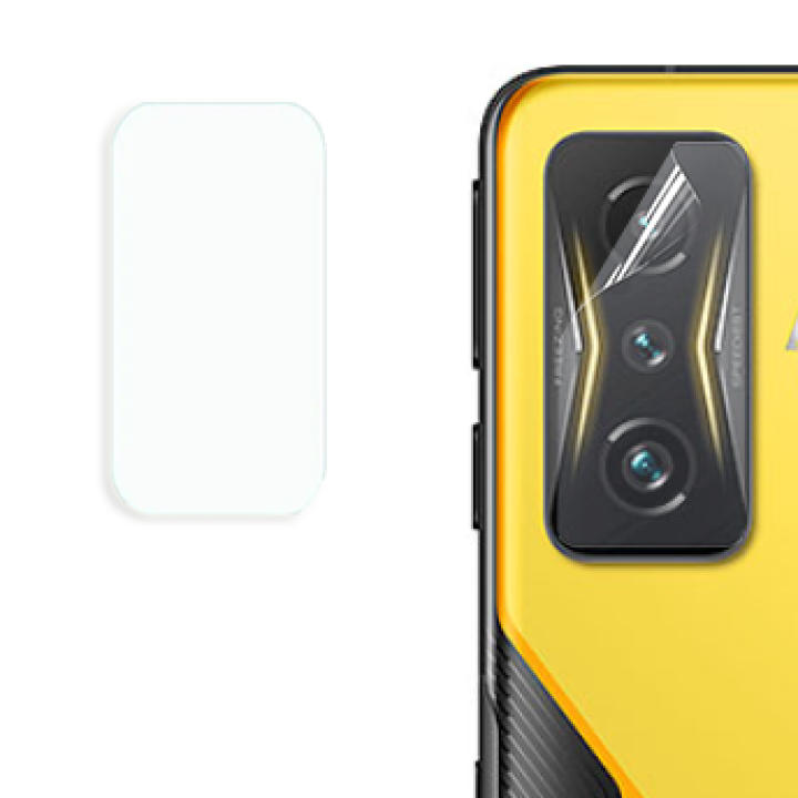 Противоударная гидрогелевая пленка Hydrogel Film для Xiaomi Poco F4 GT на камеру 3 шт, Transparent