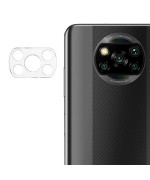 Противоударная гидрогелевая пленка Hydrogel Film для Xiaomi Poco X3 / Poco X3 NFC на камеру 3 шт, Transparent