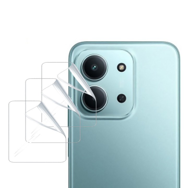Гидрогелевая пленка Hydrogel Film для Xiaomi Redmi 15C 5G на камеру 6 шт, Transparent
