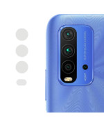 Противоударная гидрогелевая пленка Hydrogel Film для Xiaomi Redmi 9T на камеру 3 шт, Transparent