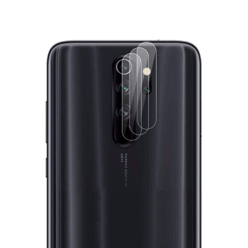 Противоударная гидрогелевая пленка Hydrogel Film для Xiaomi Redmi Note 8 Pro на камеру 3 шт, Transparent