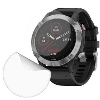 Противоударная гидрогелевая пленка Hydrogel Film для Garmin Fenix 6 (6 шт), Transparent