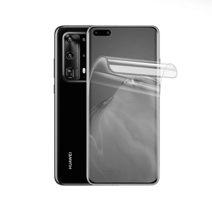 Противоударная гидрогелевая пленка Hydrogel Film для Huawei P40 Pro Plus, Transparent