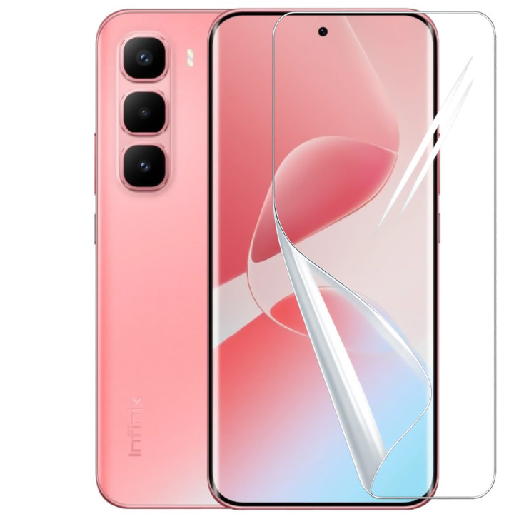 Протиударна гідрогелева плівка Hydrogel Film для Infinix Hot 60 Pro+, Transparent