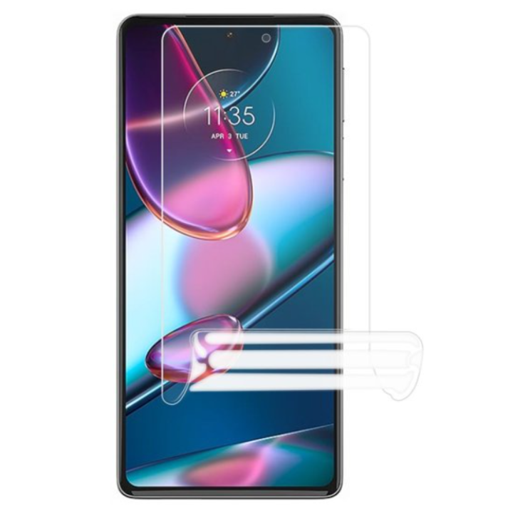 Противоударная гидрогелевая пленка Hydrogel Film для Motorola Edge X30, Transparent