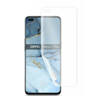 Противоударная гидрогелевая пленка Hydrogel Film для Oppo Reno3 Pro, Transparent
