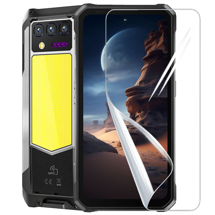 Противоударная гидрогелевая пленка Hydrogel Film для Oukitel WP100 Titan, Transparent