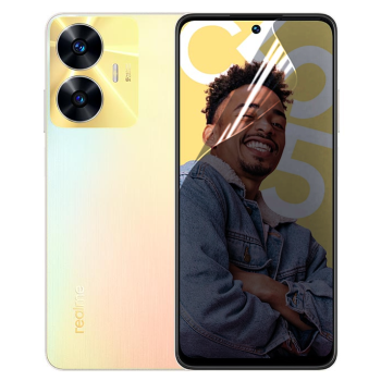 Противоударная гидрогелевая пленка Hydrogel Film для Realme C55, Transparent