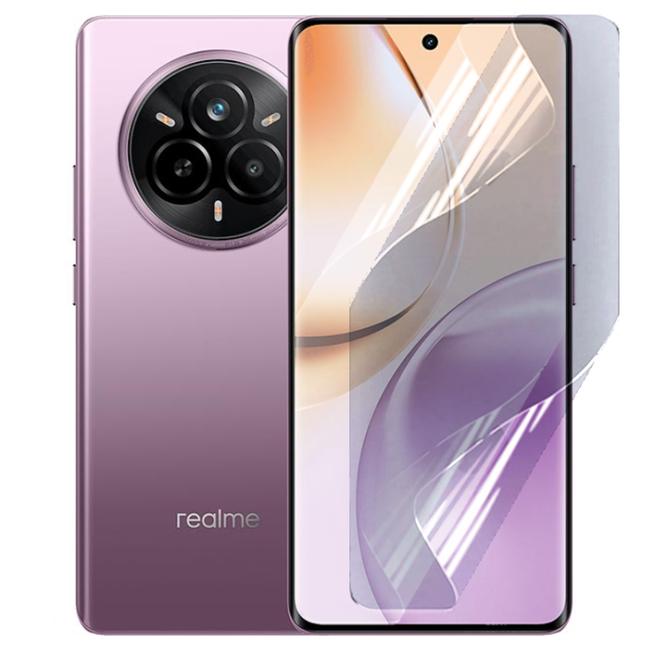 Противоударная гидрогелевая пленка Hydrogel Film для Realme 14 Pro​, Transparent