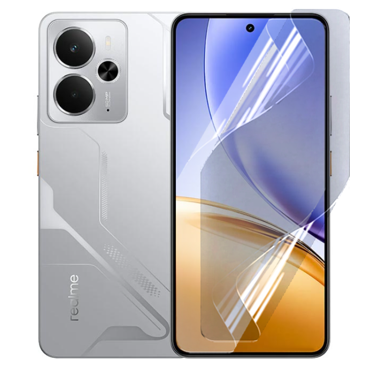 Протиударна гідрогелева плівка Hydrogel Film для Realme 14, Transparent