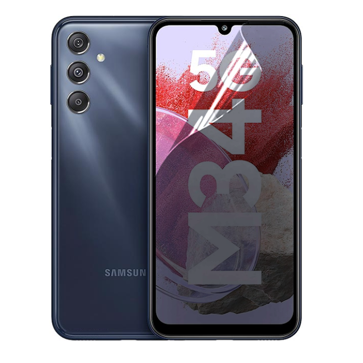 Противоударная гидрогелевая пленка Hydrogel Film для Samsung Galaxy M34, Transparent