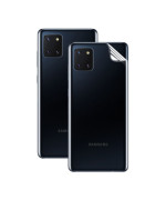 Противоударная гидрогелевая пленка Hydrogel Film для Samsung Galaxy Note 10 Lite на заднюю панель, Transparent