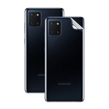 Протиударна гідрогелева плівка Hydrogel Film для Samsung Galaxy Note 10 Lite на задню панель, Transparent