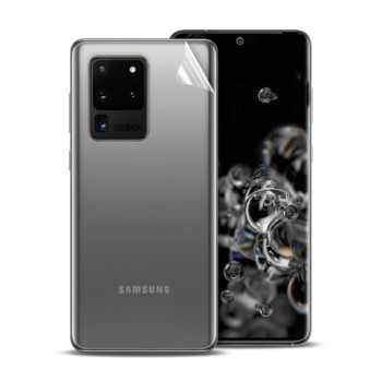 Протиударна гідрогелева плівка Hydrogel Film для Samsung Galaxy S20 Ultra на задню панель, Transparent