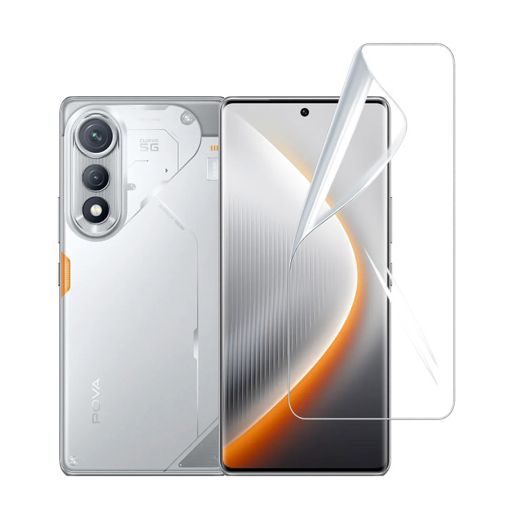 Гідрогелева плівка Hydrogel Film для Tecno Pova Curve 5​, Transparent
