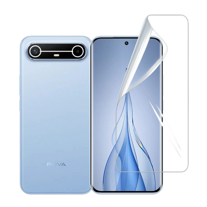 Гідрогелева плівка Hydrogel Film для Tecno Pova Slim 5G​, Transparent
