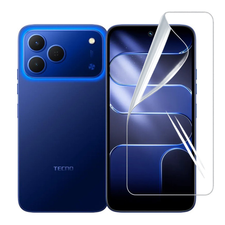 Гідрогелева плівка Hydrogel Film для Tecno Spark 50​​, Transparent