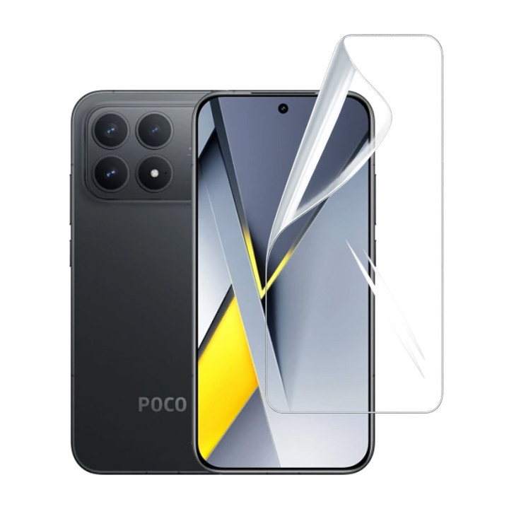 Гидрогелевая пленка Hydrogel Film для Xiaomi Poco F8, Transparent