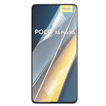 Протиударна гідрогелева плівка Hydrogel Film для Xiaomi Poco X6 Pro, Transparent