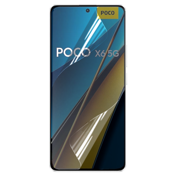 Протиударна гідрогелева плівка Hydrogel Film для Xiaomi Poco X6, Transparent