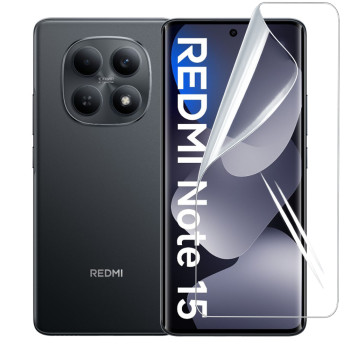 Гідрогелева плівка Hydrogel Film для Xiaomi Redmi Note 15 4G​​, Transparent