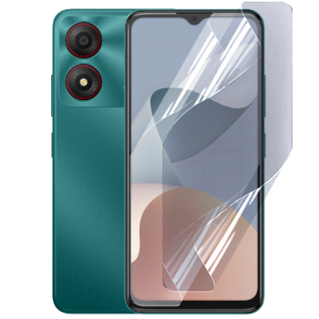 Противоударная гидрогелевая пленка Hydrogel Film для ZTE Blade A34, Transparent