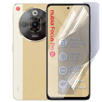 Противоударная гидрогелевая пленка Hydrogel Film для ZTE Nubia Focus Pro, Transparent